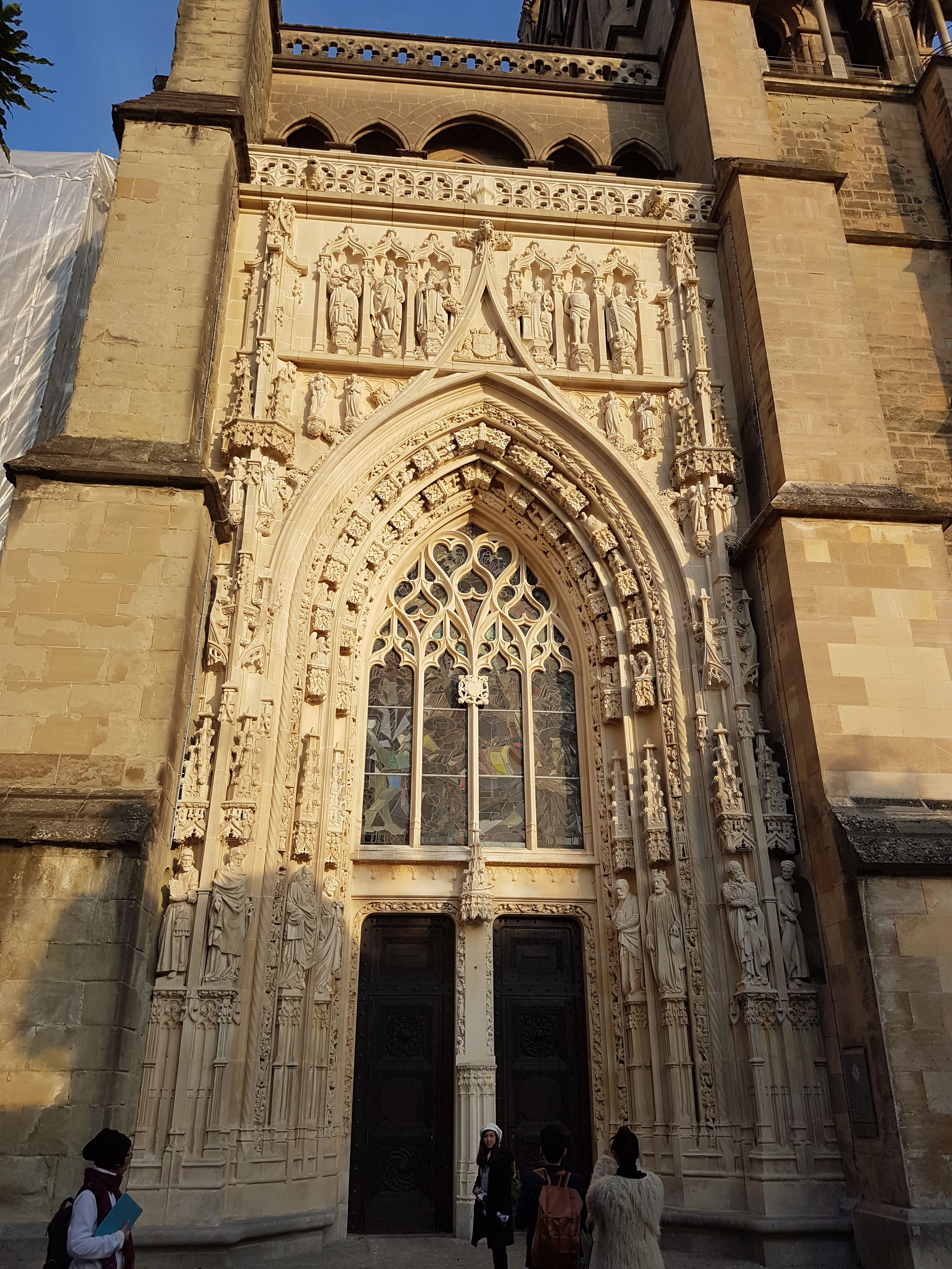 Cathédrale de Lausanne - Portail Montfalcon